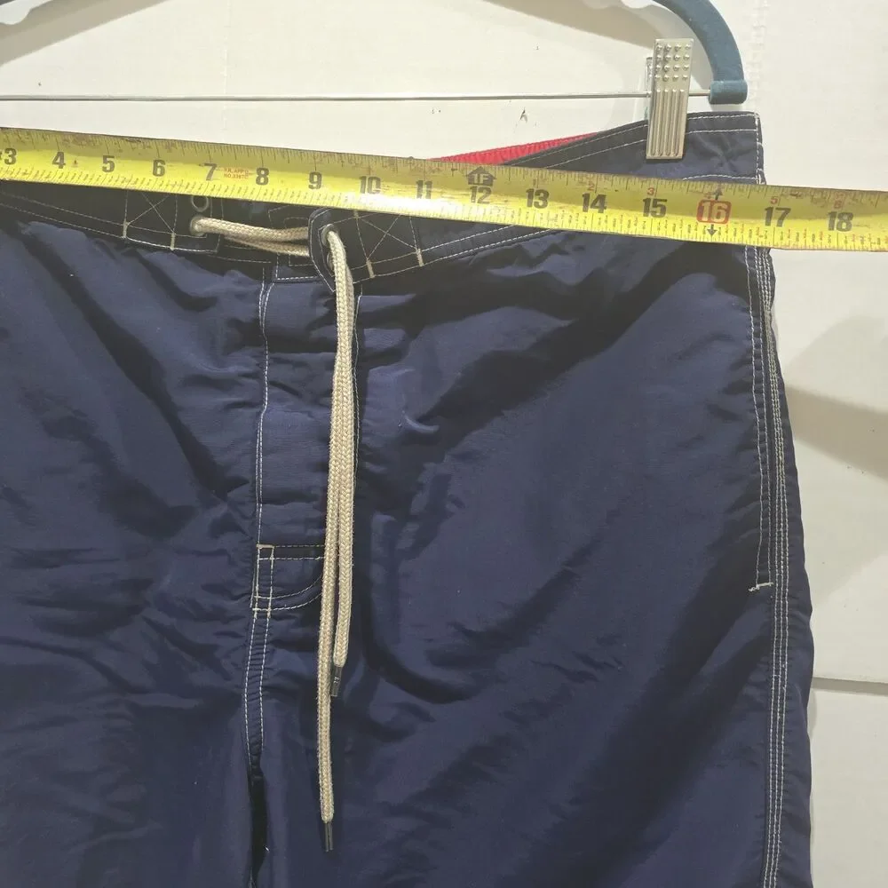 Polo by Ralph Lauren Swim Trunks Brief Liner Drawstring Pockets Mens XL Navy.
